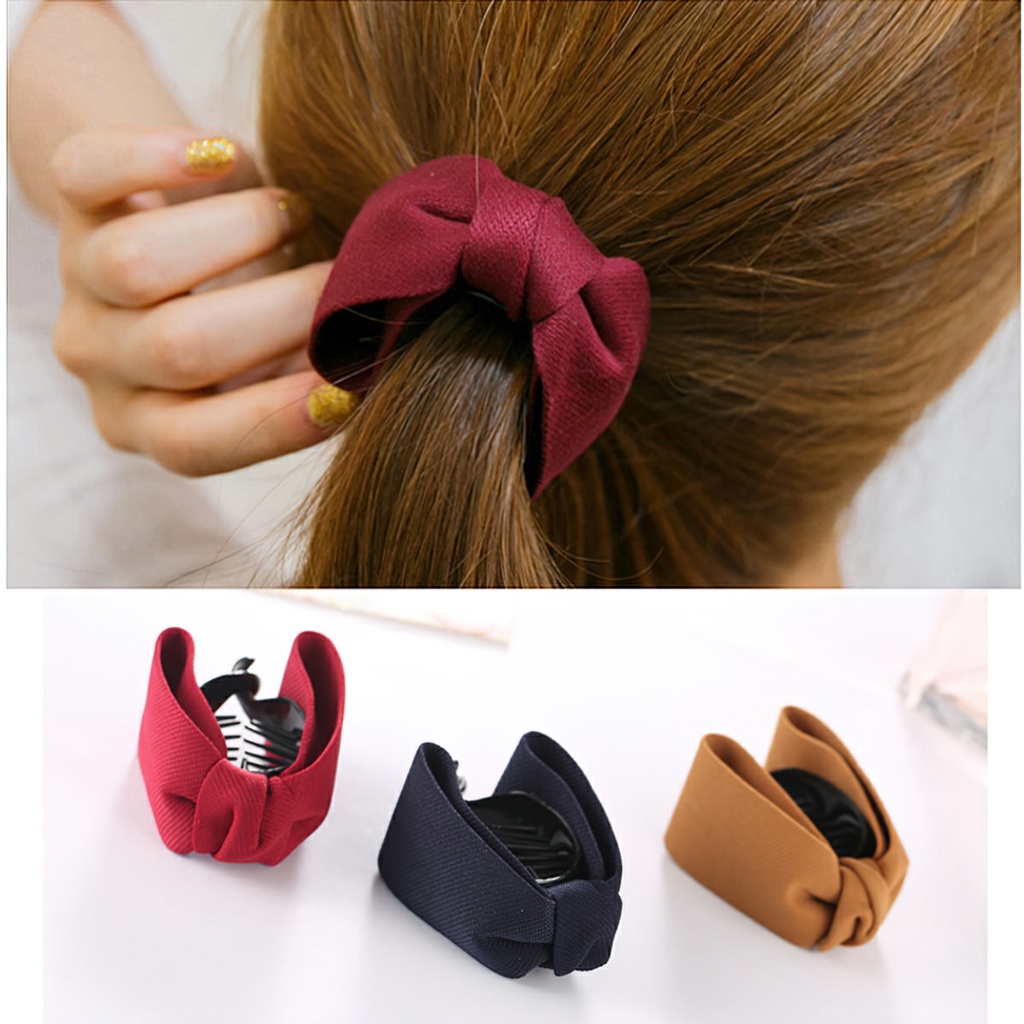 Lumbley multi-colored hair bows thick hair clip-
