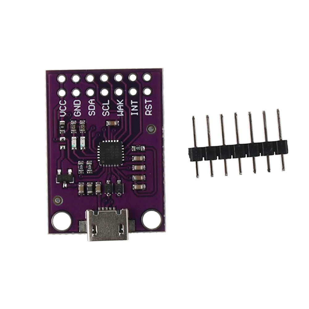 DIDI - HL USB To SMBus I2C CP2112 Debug Board MCU-2112 2.0 MicroUSB Debugging Board Serial Adapter Module Communication Module CCS811 Sensor Module