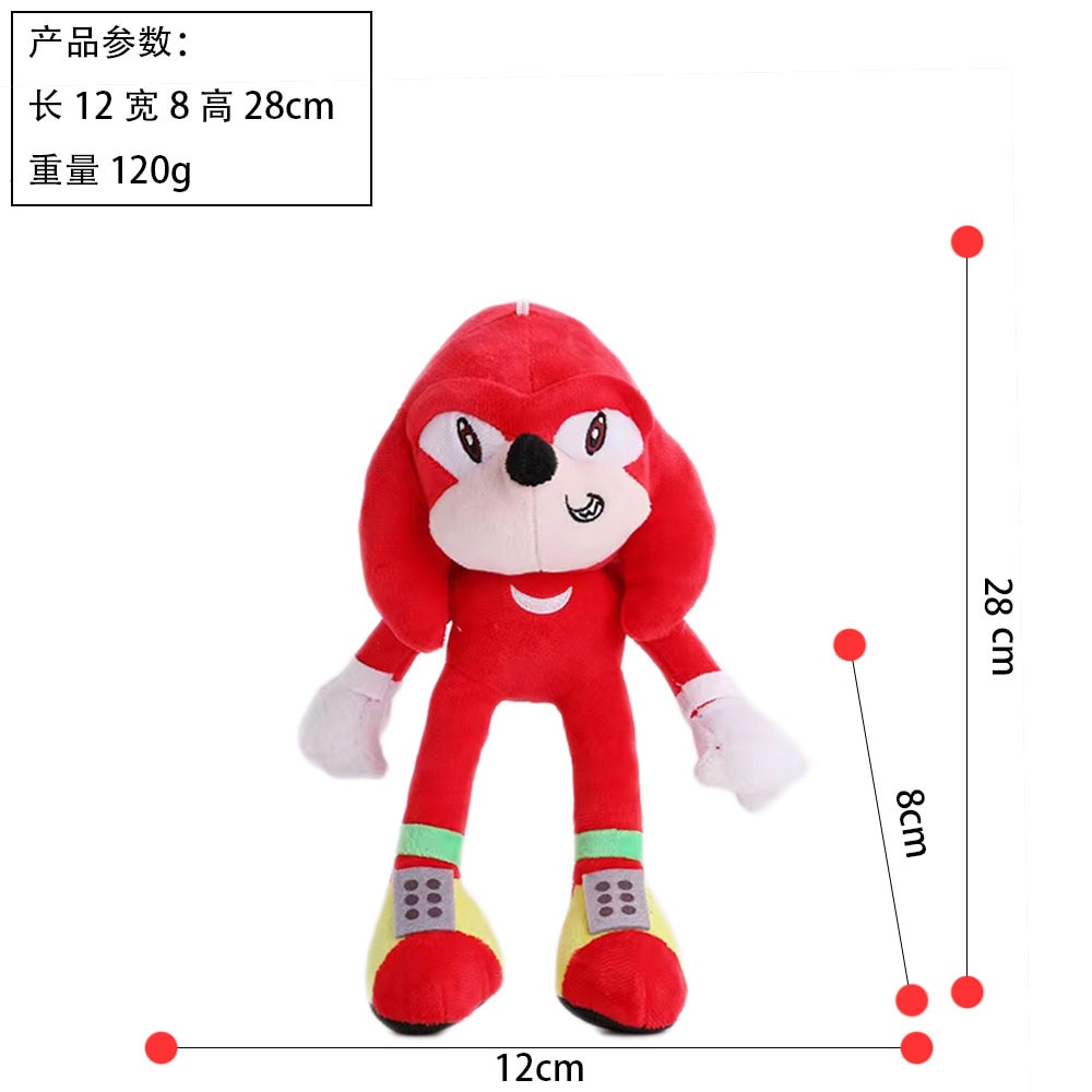 20-45Cm Super Sonic Hedgehog Backpack Cartoon Knuckles Bag Metalsonic Soft  Plush Doll Shadow Schoolbag Silver Tails Plushie Toys - AliExpress