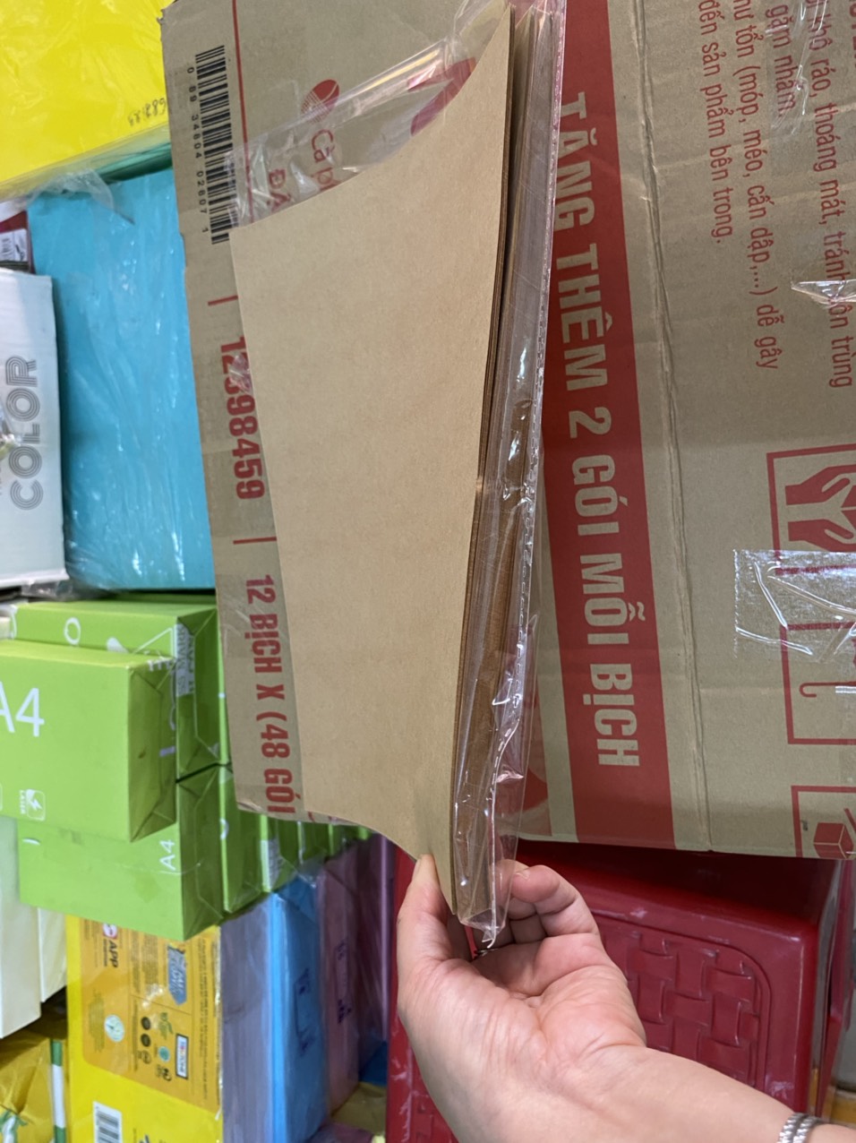 Giấy Krap A4 mỏng 70gsm (1 xấp/ 100 tờ)