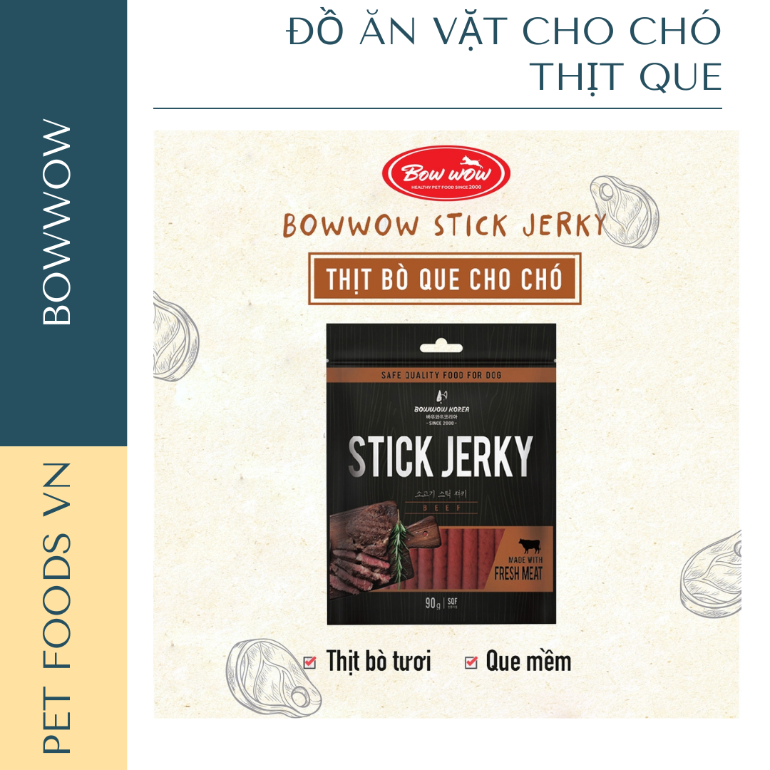 Thịt que cho chó BOWWOW