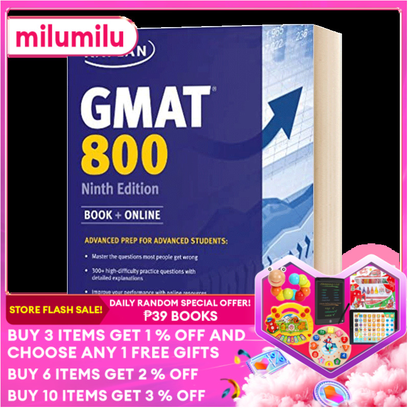 Milu　Prep　Gmat　PH　Advanced　Original　for　Gmat　Students　English　Books　Lazada　Kaplan　Advanced