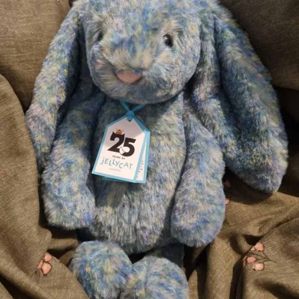 25 YEAR ANNIVERSARY BASHFUL LUXE BUNNY RABBIT AZURE PLUSH TOY