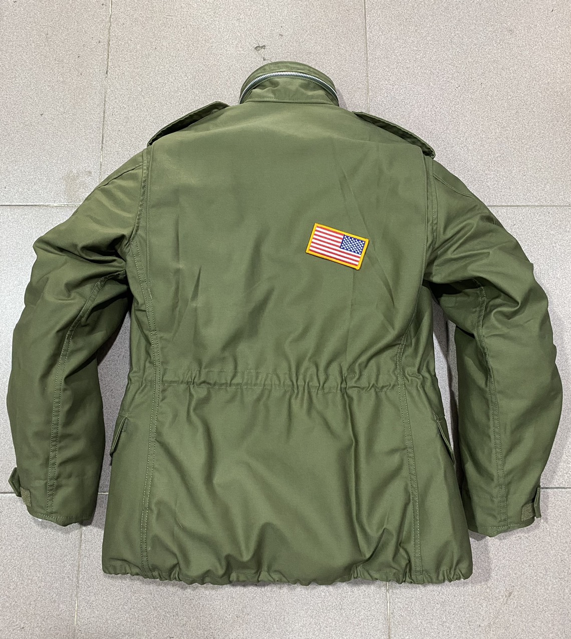 Áo M65 Field jacket Khóa Nhôm Màu Xanh Oliver OG 107