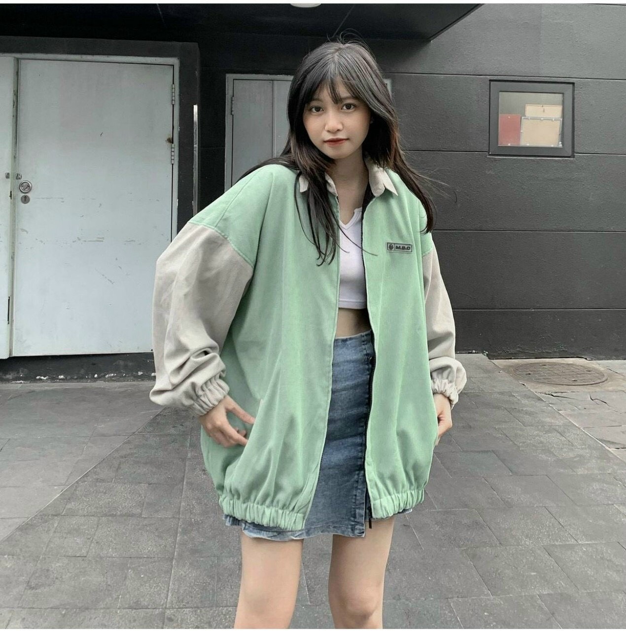 [HCM]áo khoác kaki nhung mới