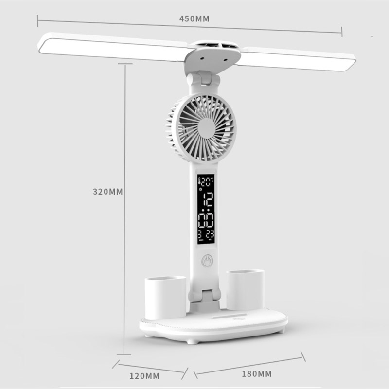 JIASHI Đèn bàn đèn học ký túc xá đèn bảo vệ mắt sạc đèn bàn đèn đầu giường Đèn Bút đa chức năng đèn học để bàn cho bé đen học để bàn đèn sạc tích điện đèn học để bàn chống cận thị
