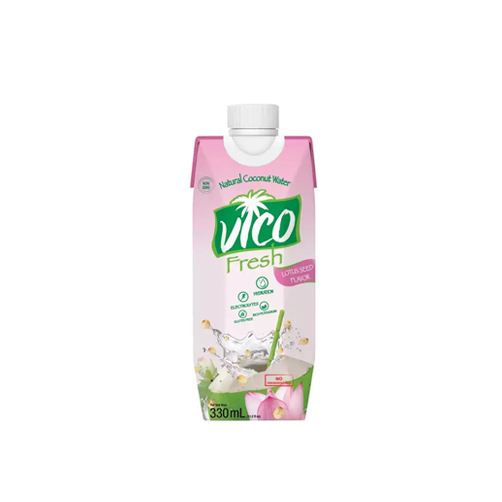 COMBO 3 HỘP NƯỚC DỪA SEN VICO FRESH 330ML