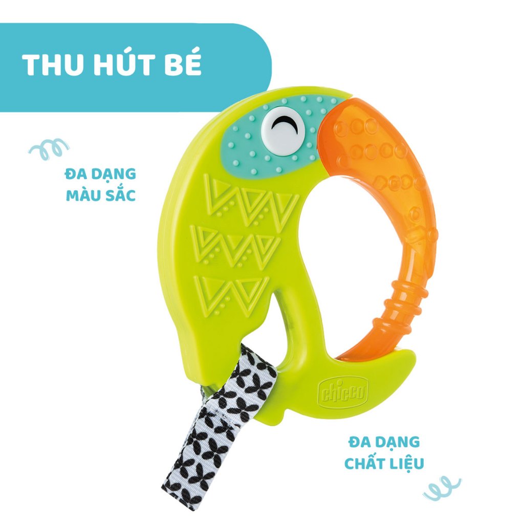 Gặm nướu hình vẹt vui nhộn Chicco