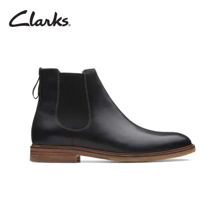 clarks boots leather