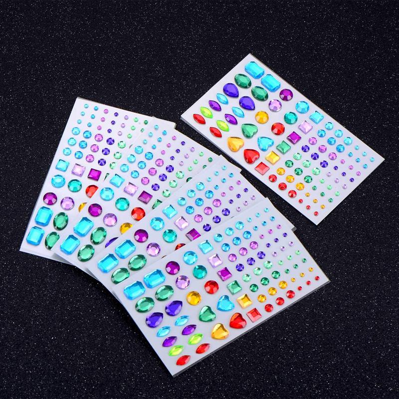 Self-Adhesive Rhinestone Sticker Bling Craft Jewels Crystal Gem ...
