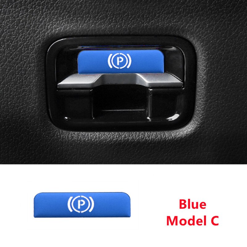 Car Styling P Handbrake Switch Headlight Adjust Button Engine Start Ignition Trim Sticker For Mercedes Benz C Class W206 2022-23
