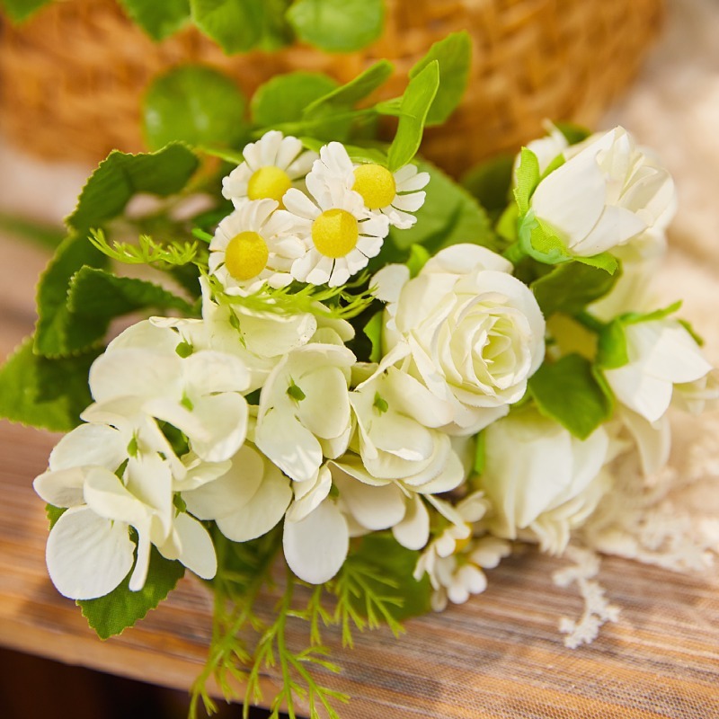Rose Chamomile Combination Flower Soft Rose Artificial Flower