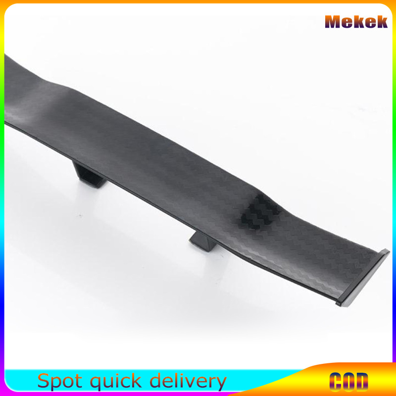 Mekek Car Tiny Tail Wing Black ABS Mini Rear Wing Spoiler Universal Car Refitting Tool