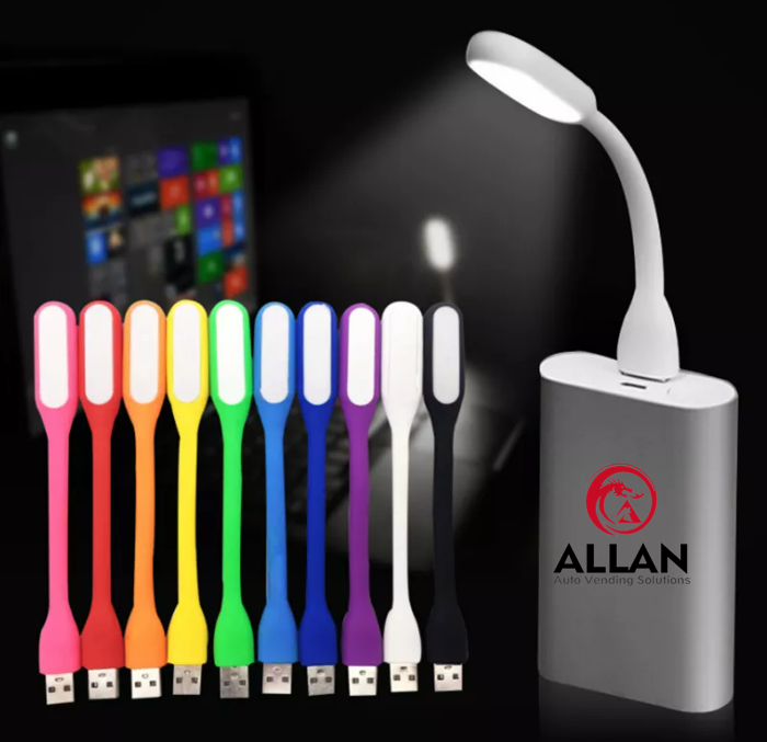 ALLAN Mini USB Reading Lights Flexible Dimmable Night Light LED Gadgets  Portable Lamp for Power Bank PC Notebook Computer( Ramdon Color )