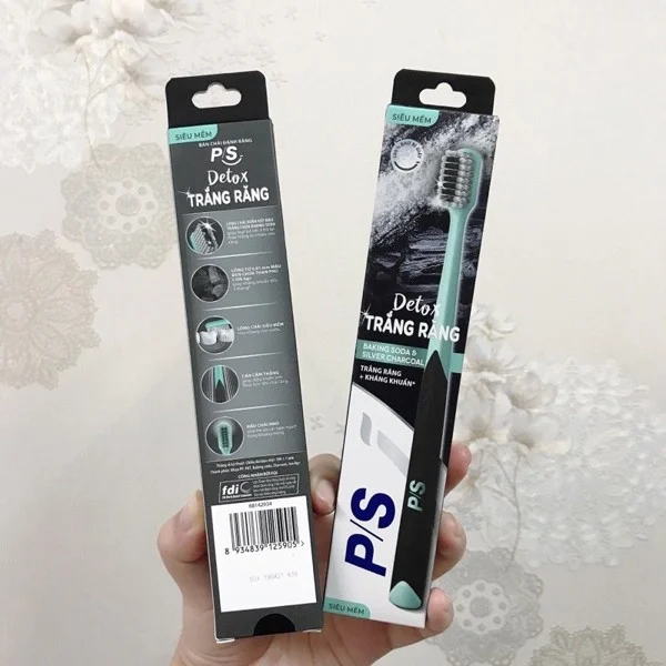 Bàn Chải Đánh Răng PS White Detox Kháng Khuẩn Cao Cấp