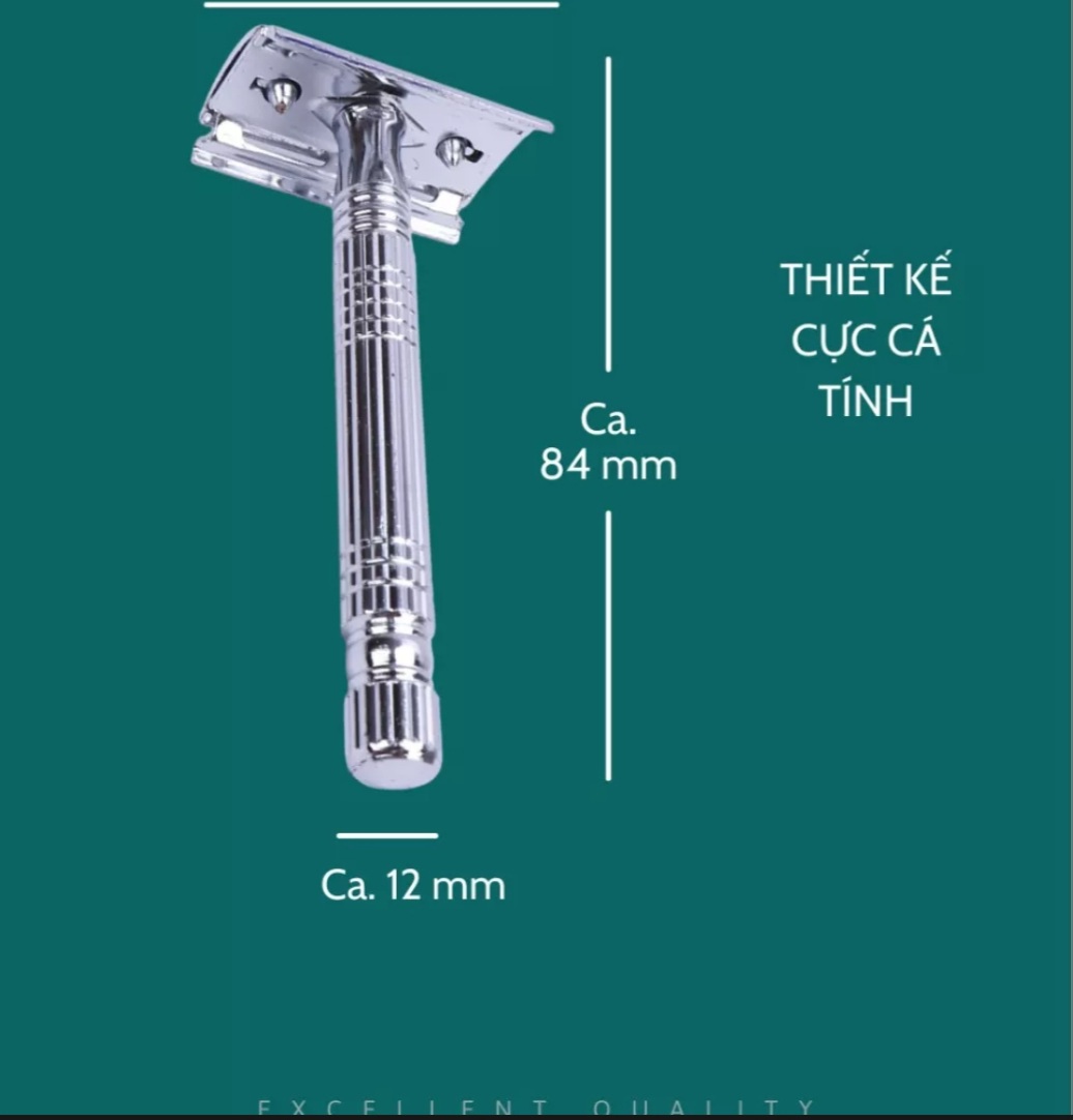 [FREESHIPMAX] Dao cạo râu inox cổ điển HONGLONG