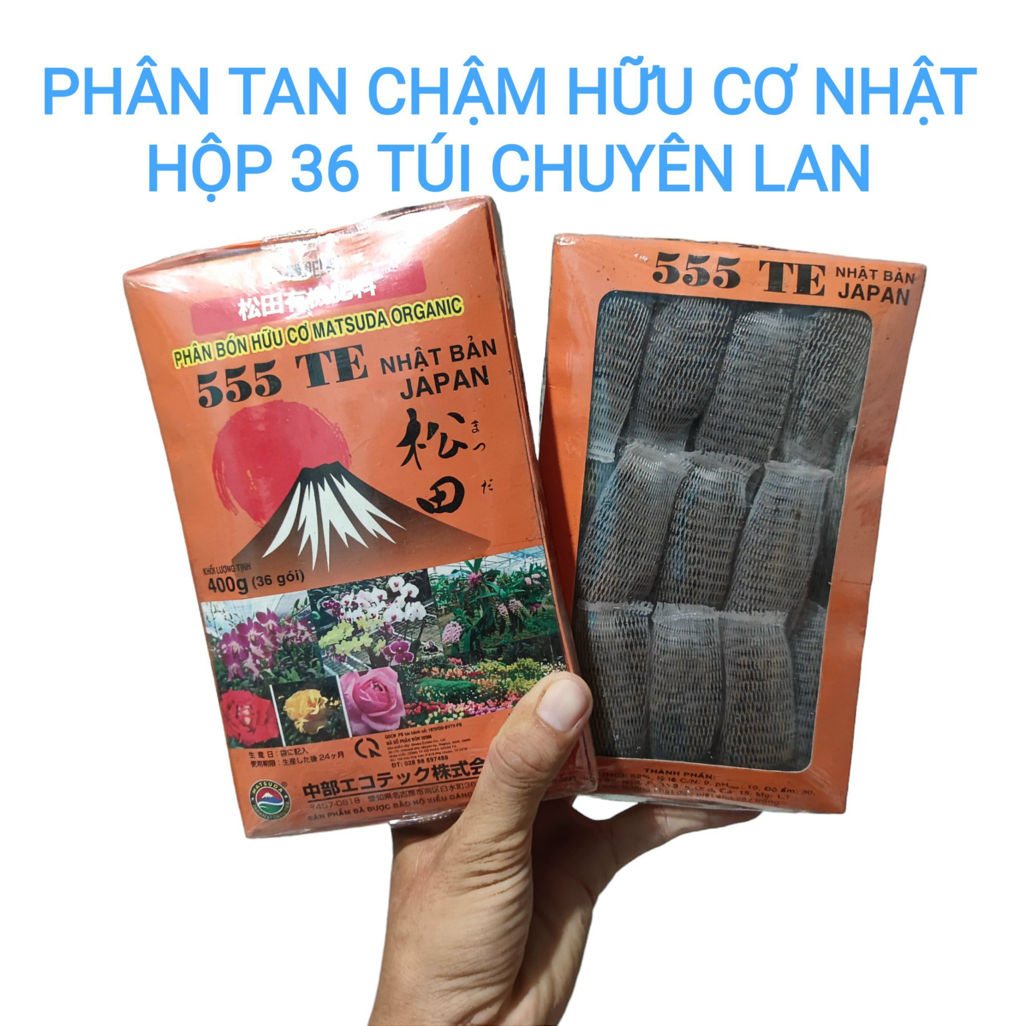 Phân bón túi lọc 555 te nhật bản matsuda kích rễ vọt thân