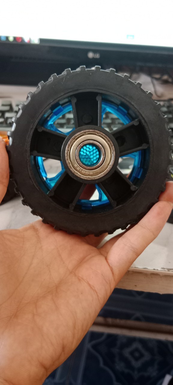 Bánh xe cổng xếp trục 12mm