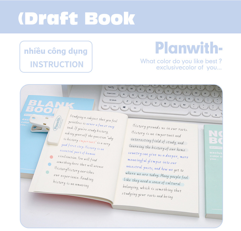 Cuốn sách dày Notebook, Cao -Value Student Sao notebook, Sách trống