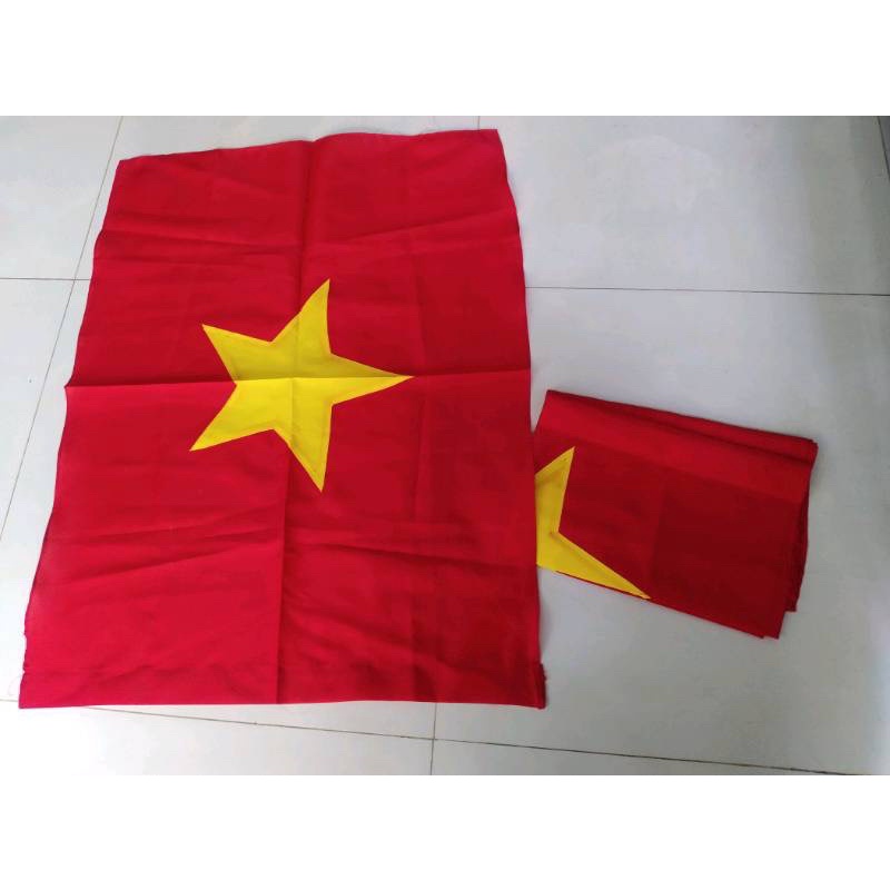 1 Vietnamese National Flag, Vietnam's National Flag (0.8m X 1.2m) - (0.6m X 0.8m)