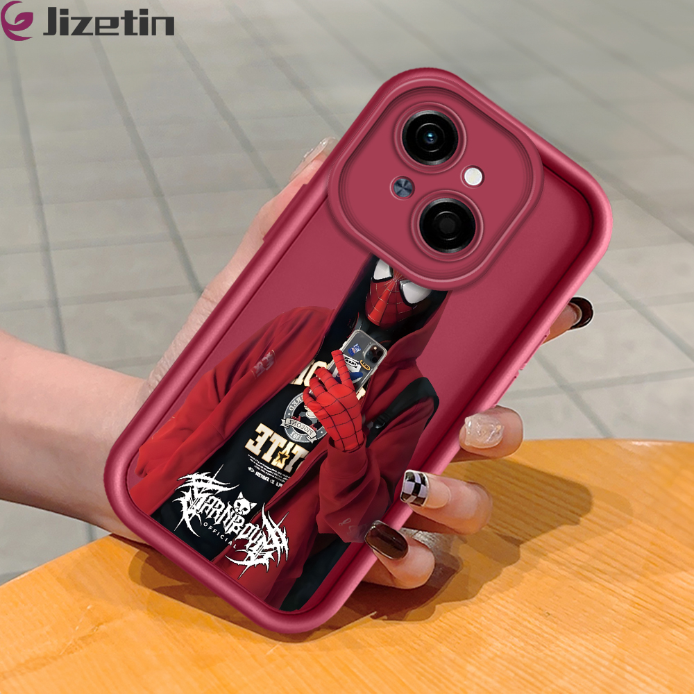 Jizetin%20for%20Tecno%20Spark%20Go%201%20Spark%20Go%202025%20Tecno%20Pop%209%204G%20Back%20Cover%20Trendy%20Spider%20Man%20Ladder%20Camera%20Soft%20Rubber%20Mobile%20Phone%20Case%20-%20Image%202