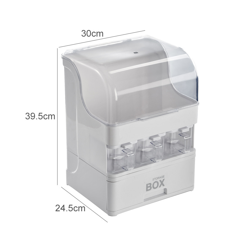 Kitchen multifunctional seasoning storage box integrated shelf home seasoning box combination set