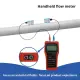 Handheld Ultrasonic Flow Meter Portable Clamp-on Flow Measurement Device Non-invasive Digital Ultrasonic Flowmeter with Display. 