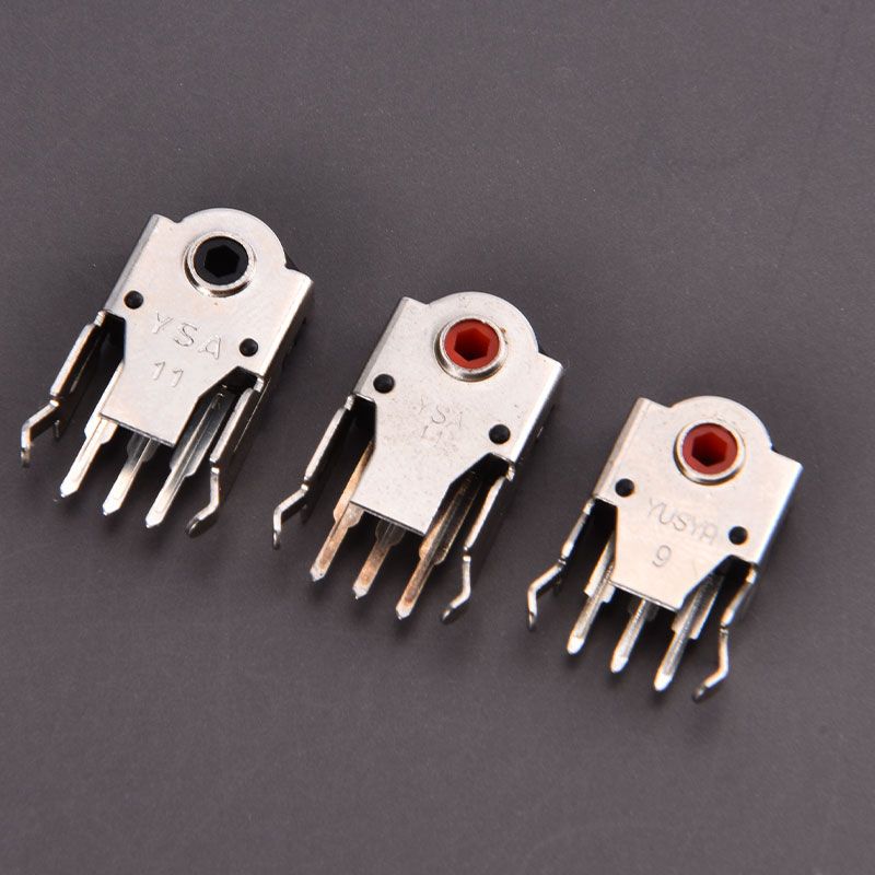 2Pcs Highly Accurate Decoder 9mm/11mm Red Core Rotary Mouse Scroll Wheel Encoder for PC Mouse alps encoder XUANTING.