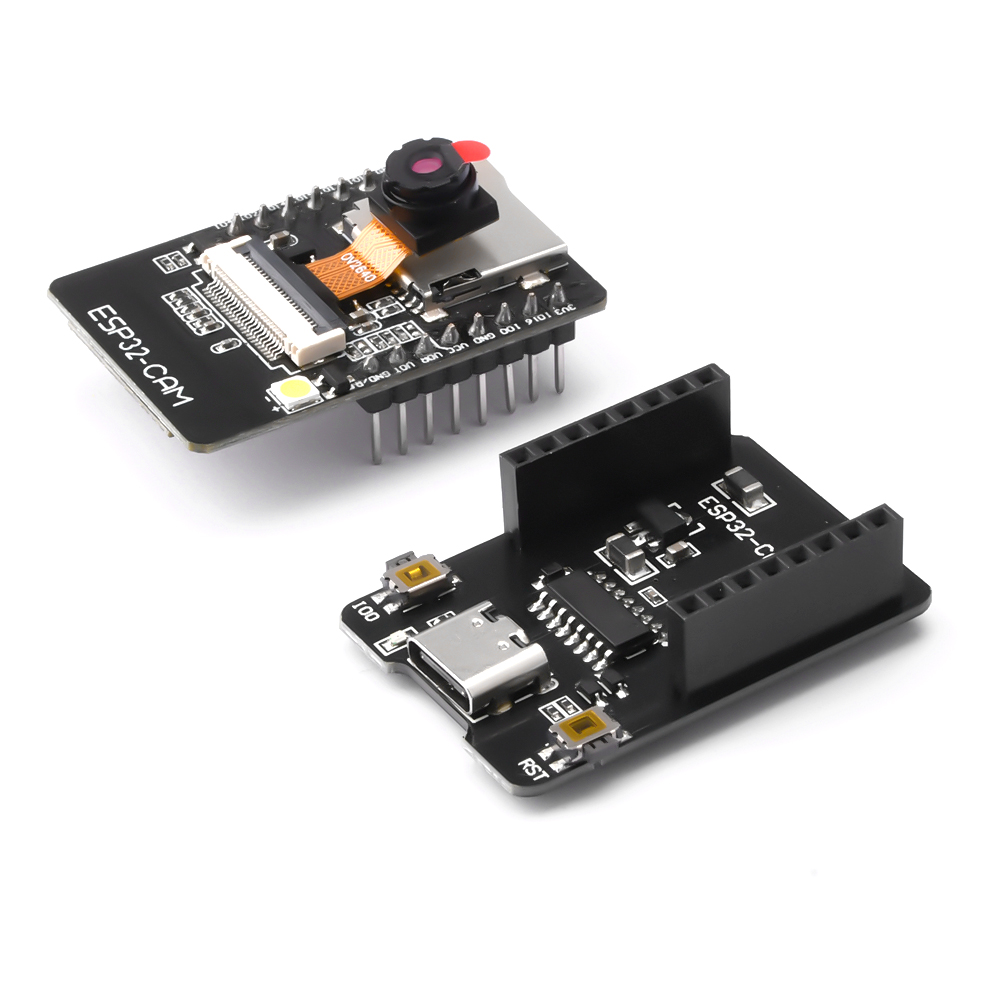 Focusai ESP32-CAM ESP32-CAM-MB Wifi Bluetooth bảng mạch phát triển ov2640 mô-đun máy ảnh CH340G cho Raspberry Pi