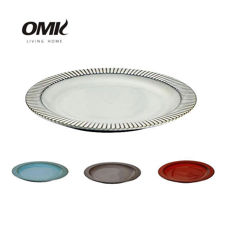 Omk Châu Âu gốm cổ điển đĩa ăn tối
