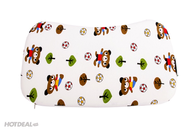 GỐI CAO SU NON CHO BÉ YÊU SIZE 25*45*3CM