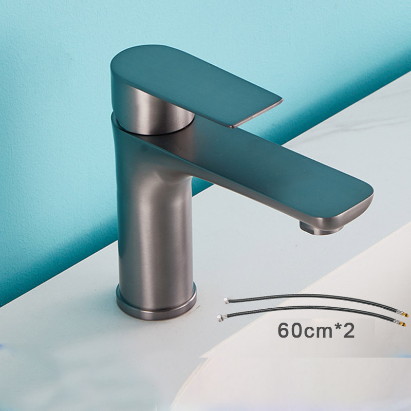 Stainless steel faucet, washbasin, household hot and cold water faucet, sink, toilet, washbasin Basin faucet