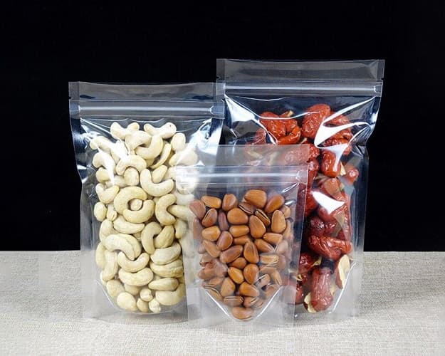 (Combo)10 Túi zip trong đáy đứng - (2 mặt trong 10 túi/size) - mộc Nhân Farm