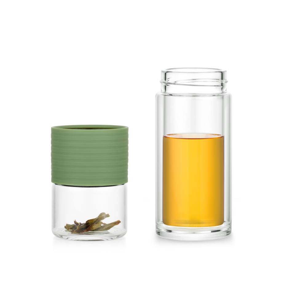 Bình lọc trà travel Samadoyo C002B (xanh) 238mL