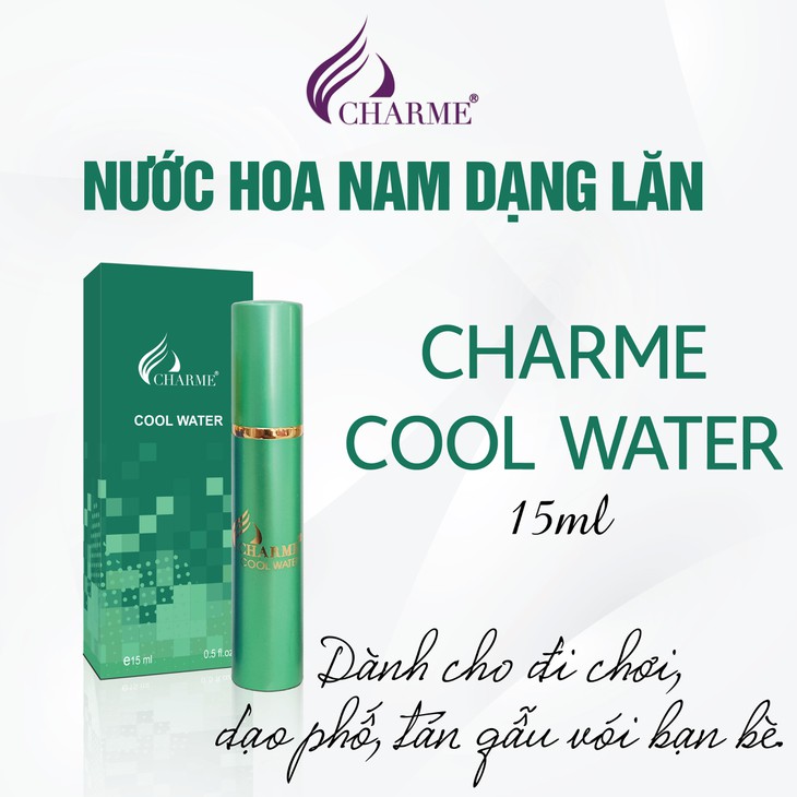 [HCM]Nước hoa Char.me mini 15ml dạng lăn - 4 PHÂN LOẠI (GUILITY_15ML, COOL WATER, IRIS,, COMBO 3 LOẠI MINI)