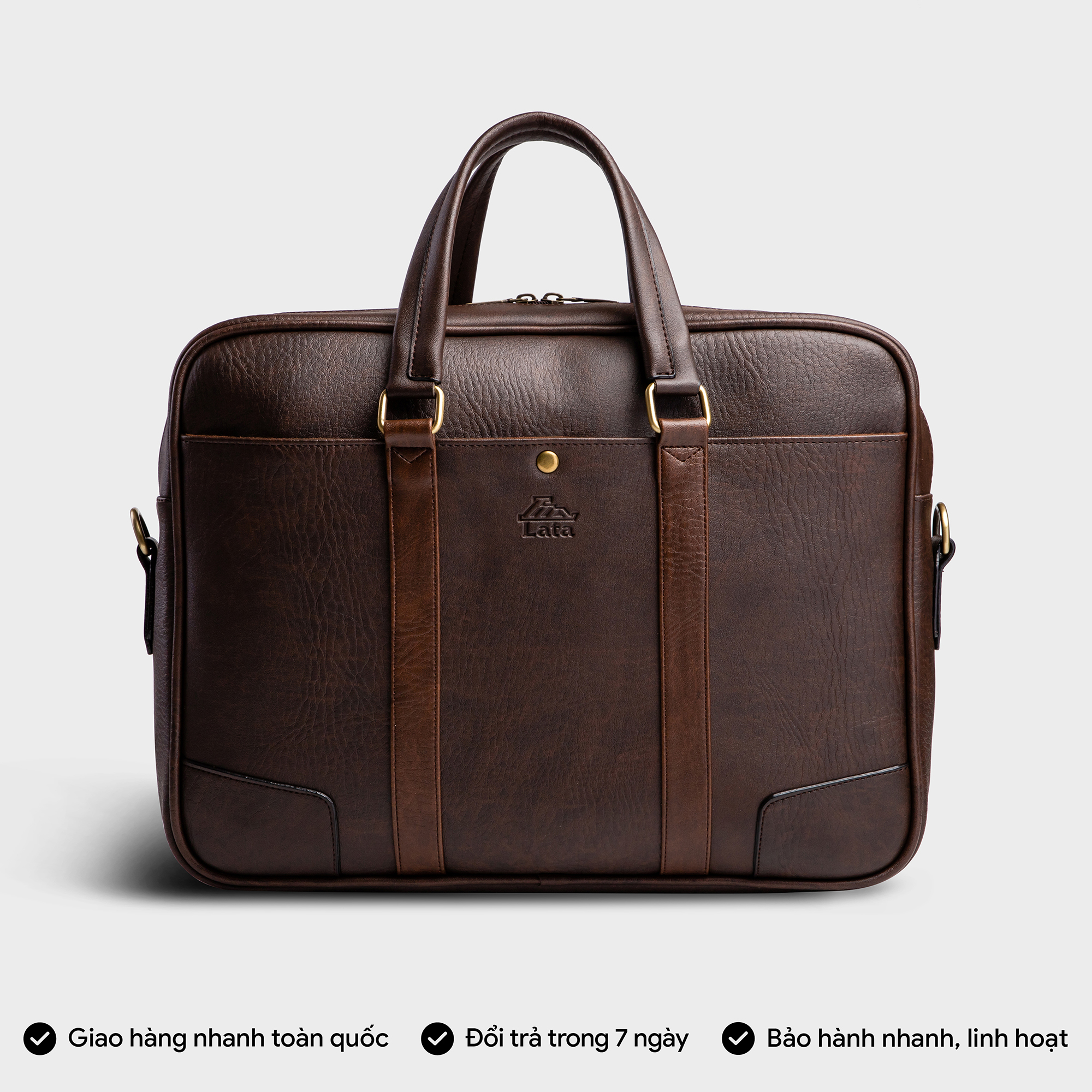 Lata Office Briefcase (Basic Men's Fashion - Leather Briefcase Ca31)