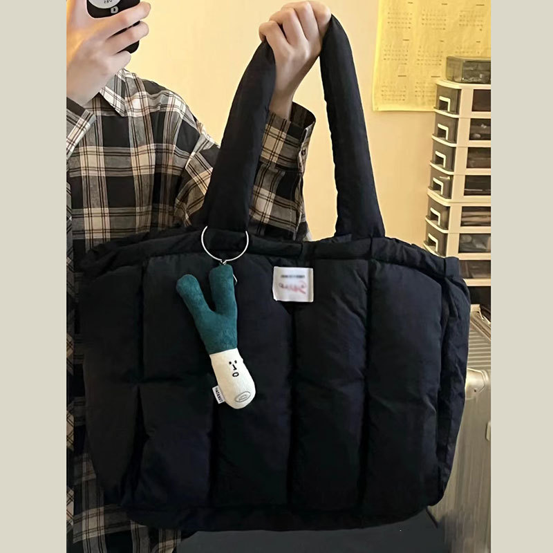 C&K New lightweight bag Soft and comfortable tote bag Collapsible high-capacity pack Shoulder computer bag