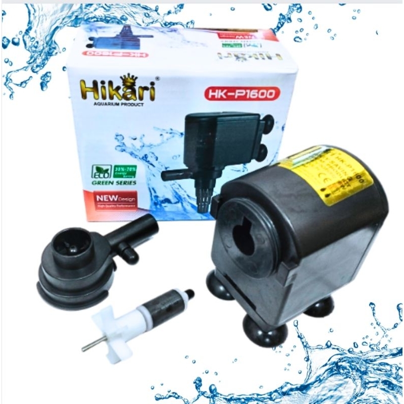 HIKARI P 1600 Pompa Aquarium kolam air mancur hidroponik