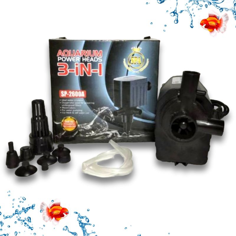 Pompa aquarium hidroponik kolam SPA SP 2600A