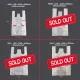 [Exclusive Clearance Stock!!] Custom Logo Plastic Bags Handle Bag Diecut Bag - Ideal for Personal Use. 