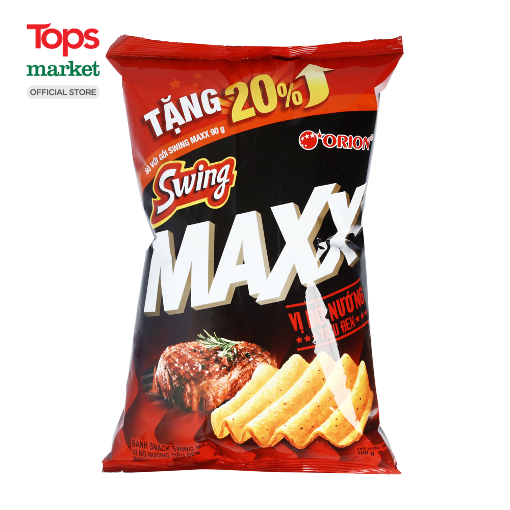 Snack Swing Maxx Vị Bò Nướng 108G