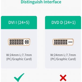 Cáp chuyển đổi HDMI dương sang DVI âm Ugreen 20136