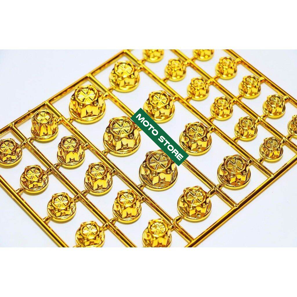 Chụp ốc 7 màu Titan ( 1 vỉ - 30 cái )