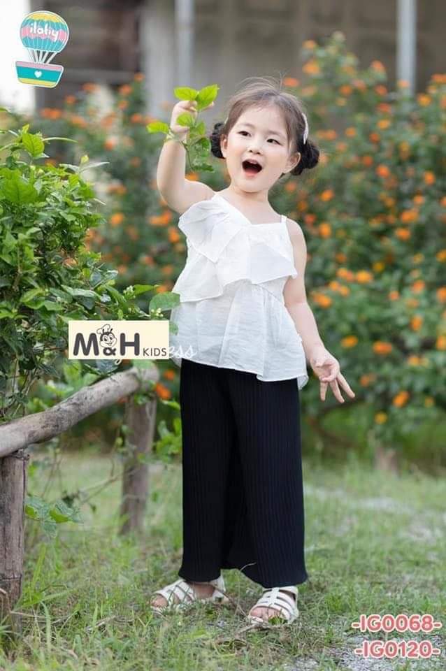 Bộ đũi 2 dây cho bé gái 15-30kg
