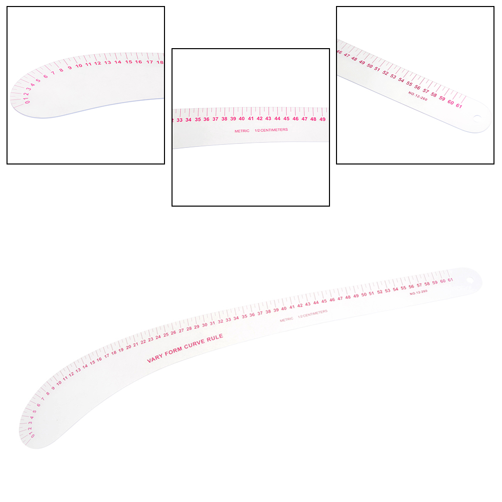 LYUMO Plastic L-Square Shape Ruler French Curve Sewing Measure Professional  Tailor Craft Tool, L-Square Ruler,Sewing Ruler 