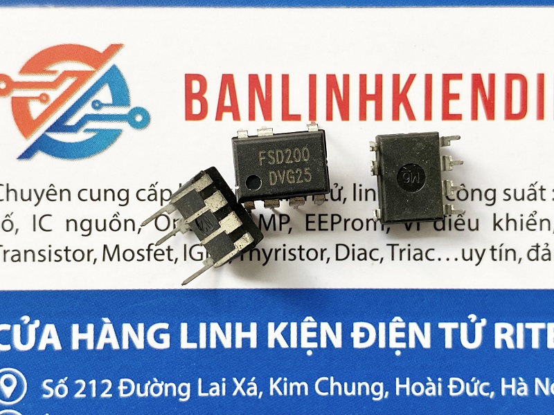 [Combo 3 chiếc] FSD200 IC nguồn DIP-7