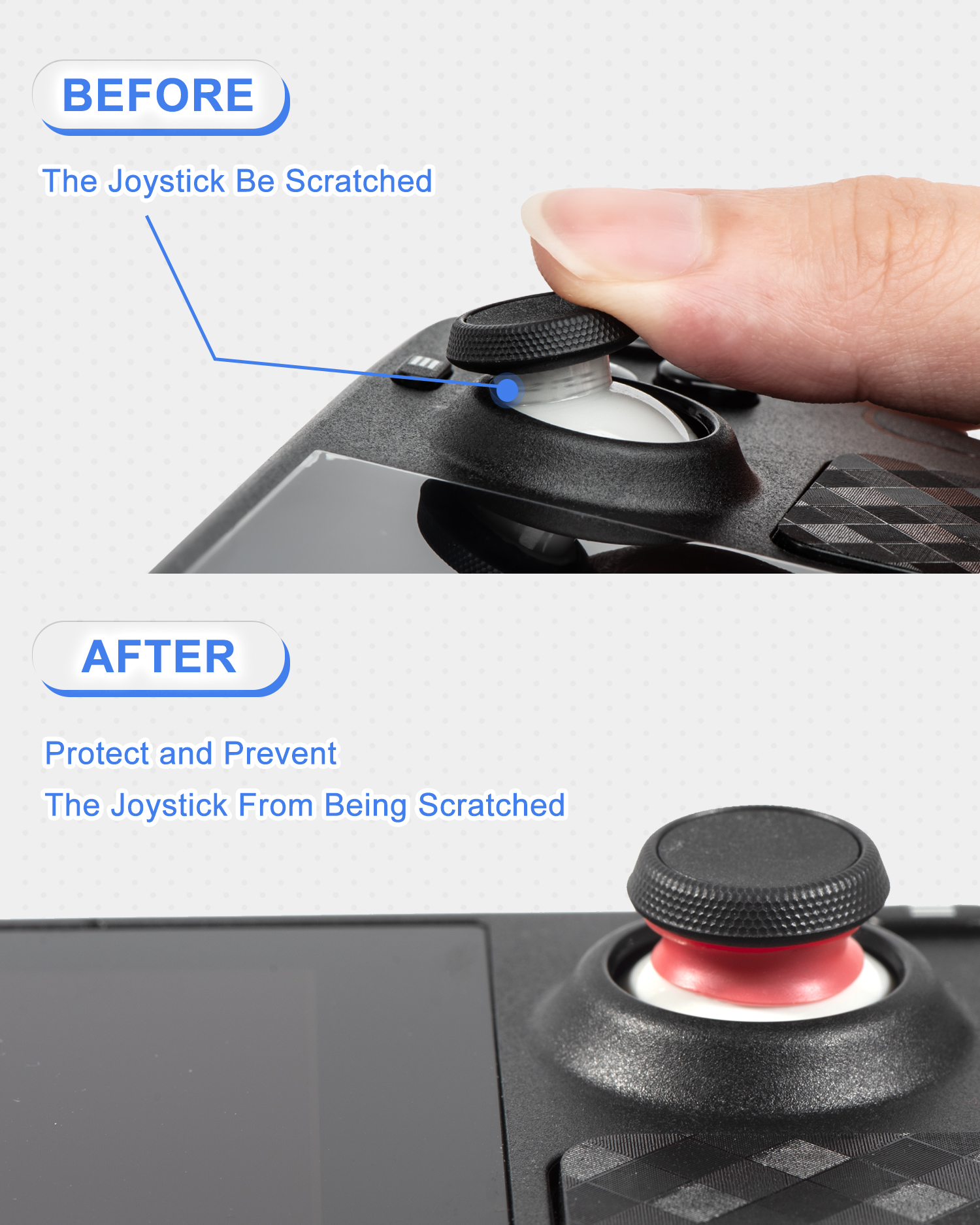 For PlayStation Portal For ROG ALLY Silicone Protective Ring for Steam Deck Console Joystick Protective Ring for PSVR2 Handle Remote Stick Anti-friction Ring