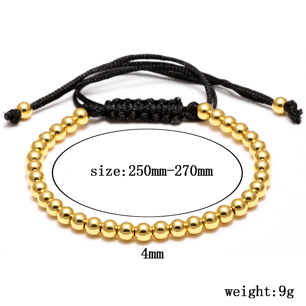 Rinhoo%20Handmade%204MM%20Beads%20Balls%20Braided%20Macrame%20Charm%20Wrap%20Beaded%20Bracelet%20Bangles%20Adjustable%20Jewelry%20For%20-%20Image%204