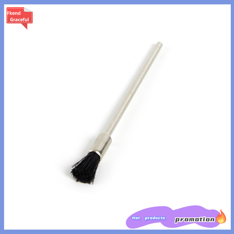 Fkend Pen Wire Brush 100mm Long Shank Cleaning Brushes Rotary Tool Rust Paint Removal