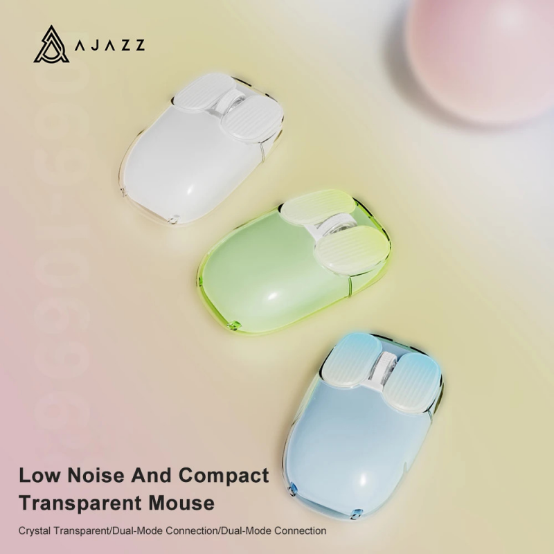 I069 Pro Trong Suốt Chuột Với chuột bluetooth không dây 1600Dpi Máy tính để bàn công việc văn phòng Chuột đèn nền RGB Có Thể Sạc Lại Chuột